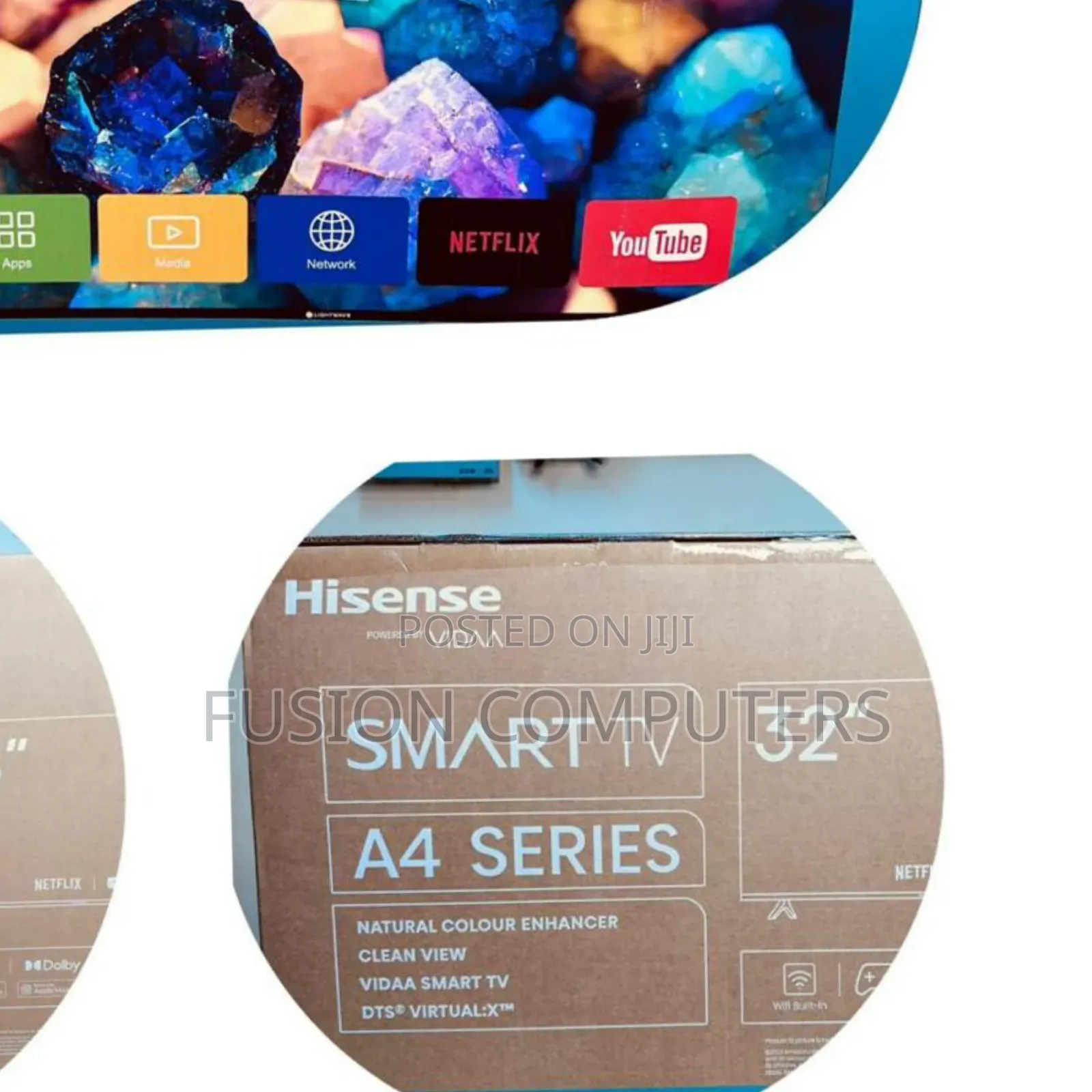 Hisense 32" 32A4K FHD Frameless Smart TV