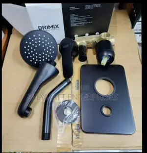 Black 4way Concealled Shower Mixer