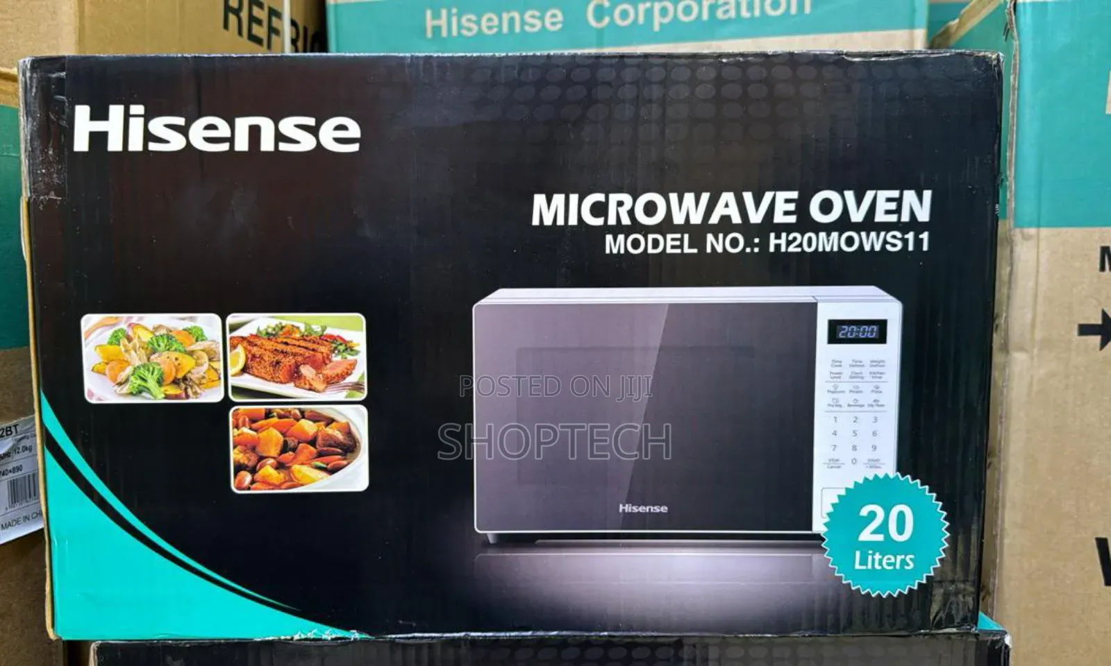 Hisense White Digital Microwave