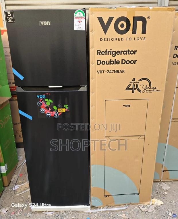 Von 247 Litres Double Door Refrigerator