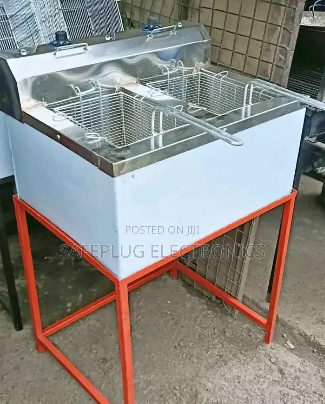 Jua Kali Double Electric Fryer