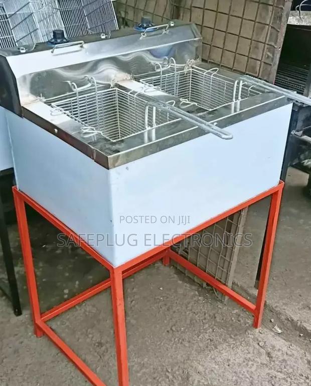 Jua Kali Double Electric Fryer - main view