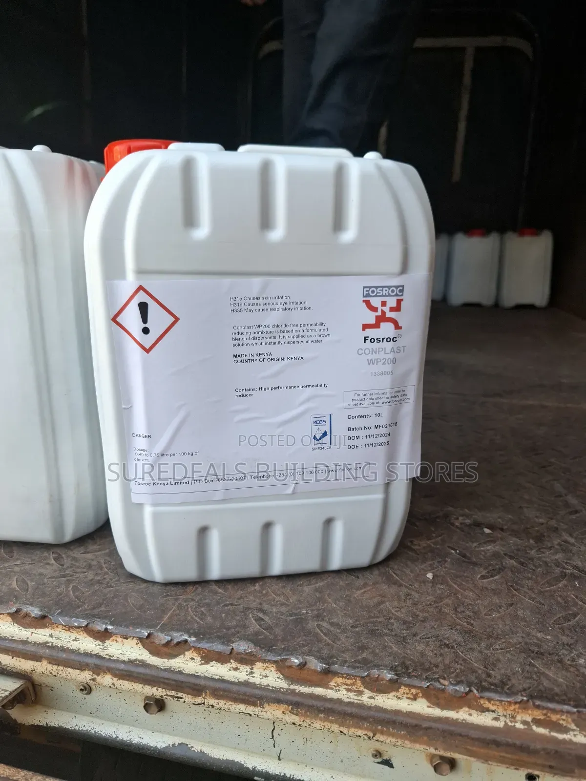 Fosroc Conplast Wp 200, Waterproofing Admixture
