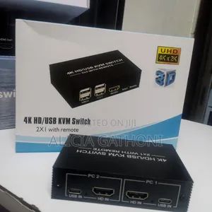  Hdmi/Usb KVN Switch 2X1 With Remote