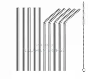 27cm Stainless Steel Reusable Straw Set*