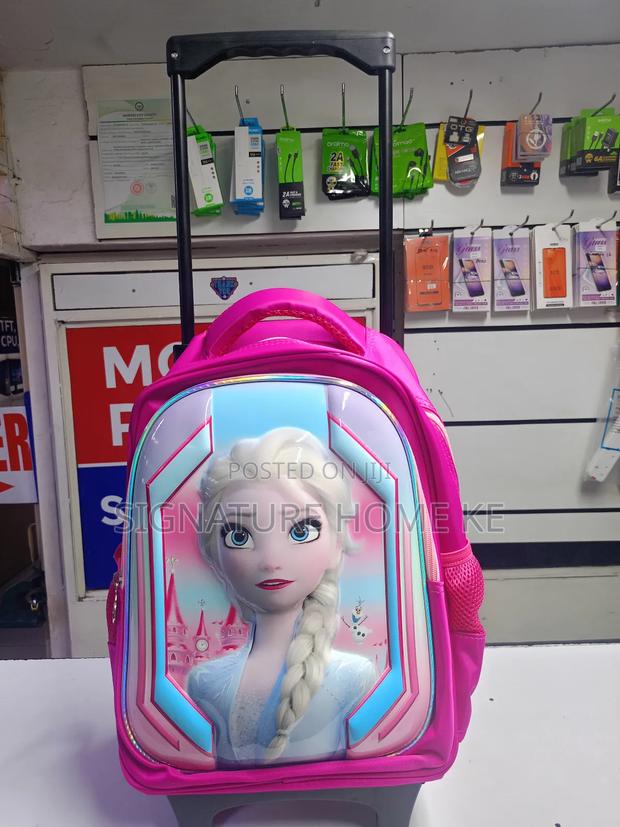 Cartoon Themed School Trolley Bag- Medium - thumbnail 3