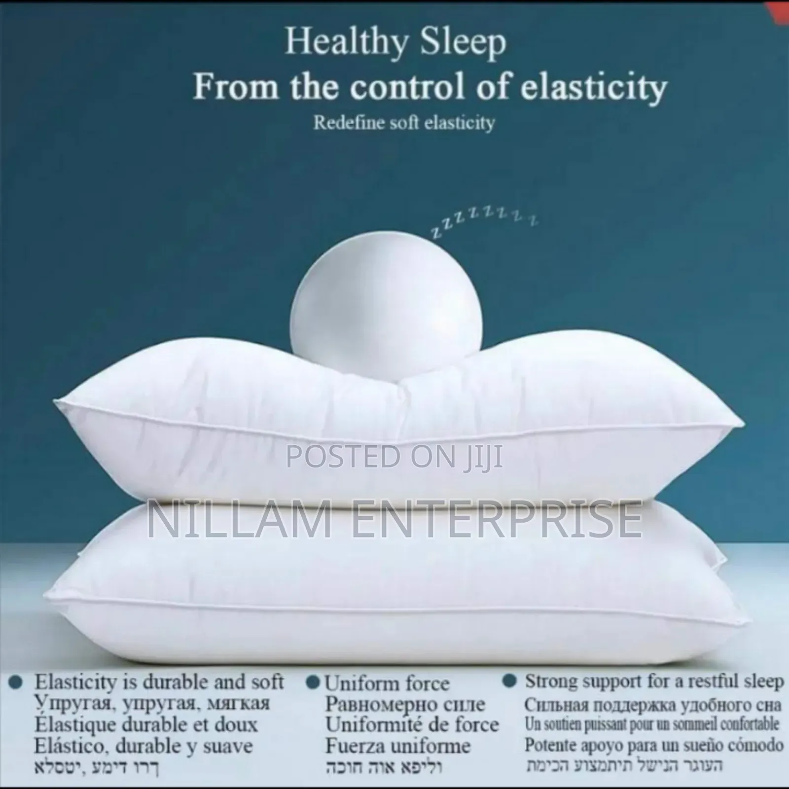 Plain White Hollow Bed Pillows
