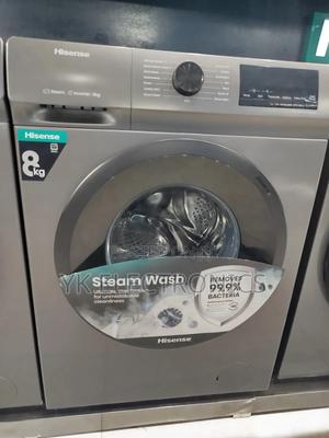 Hisense 8kg Front Load Washing Machine Wfqp8014evmt - main view