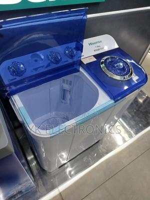 Hisense 7.5kg Twin Tub Washing Machine Wsqb753w - main view