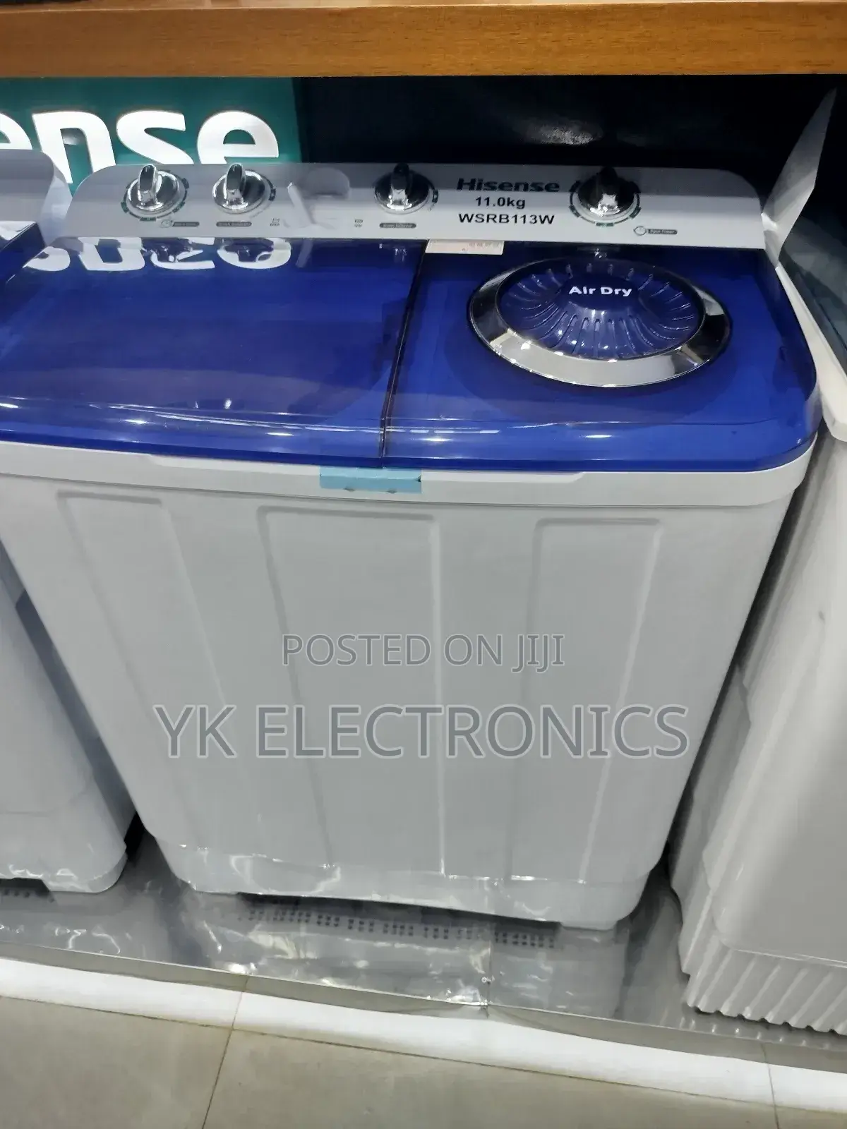 Hisense 11kgtwin Tub Semi Automatic Washing Machine Wta1112t