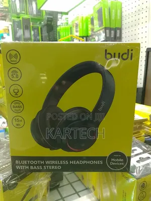 Budi EP50B Wireless Headphones With Stereo Bass