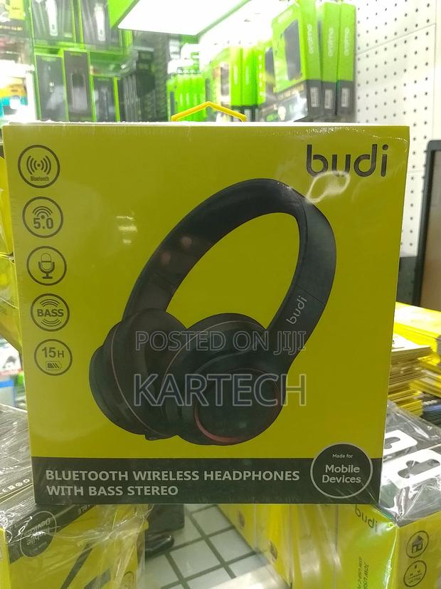 Budi EP50B Wireless Headphones With Stereo Bass - main view