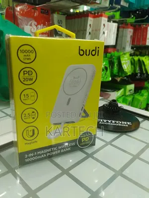 Budi PB806W 20W 2-in-1 Magnetic Wireless 10000mah Power Bank