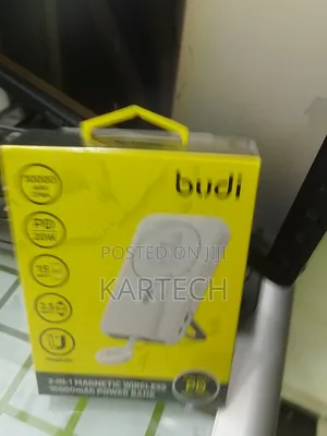 Budi 20W 15W 10,000mah 2-in-1 Magnetic Wireless Power Bank