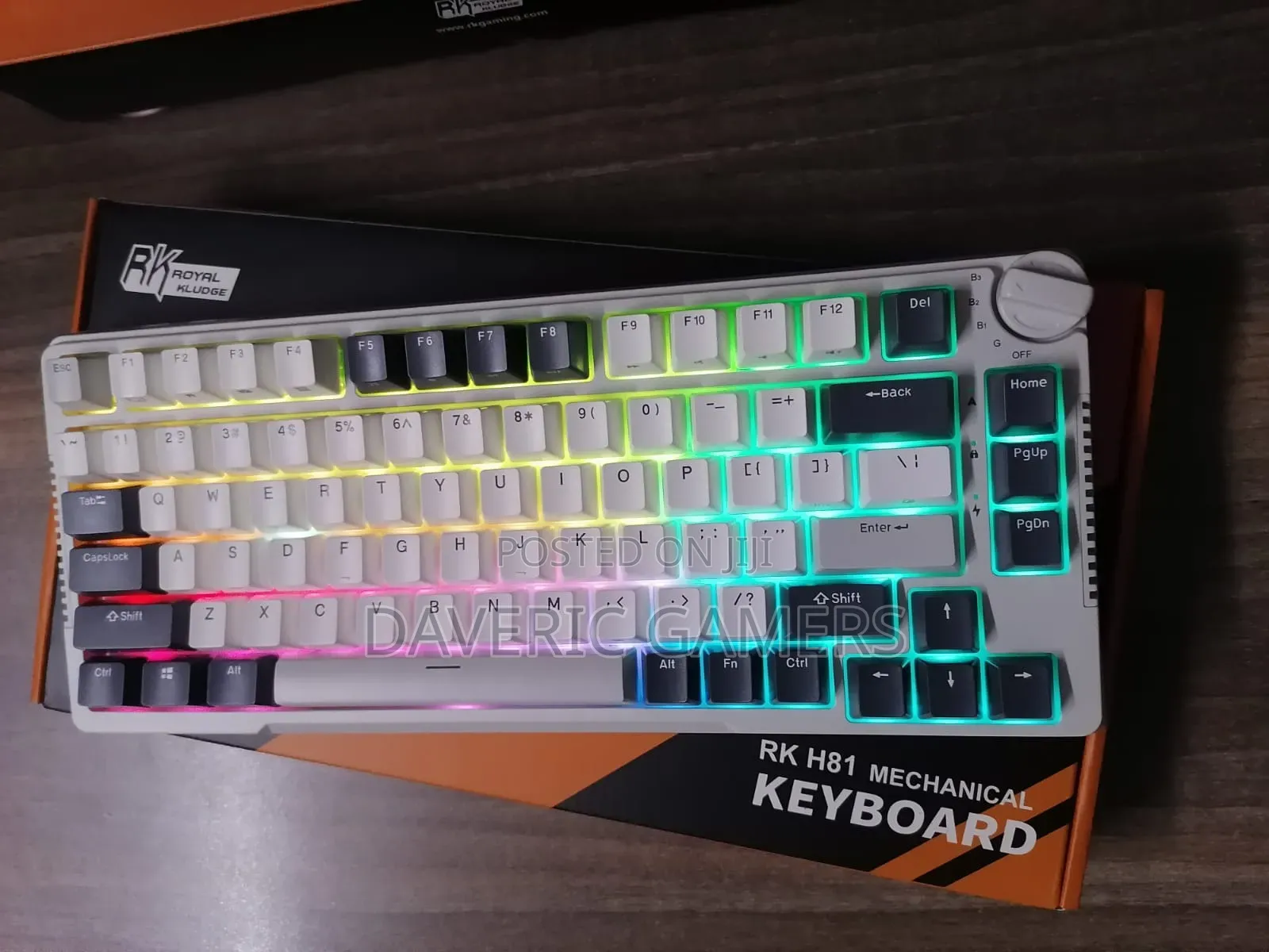 RK H81 Tri-Modes 75% Gasket Mount RGB Mechanical Keyboard