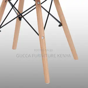 Home Chairs: Black Modern Plastic Side Dining Chair