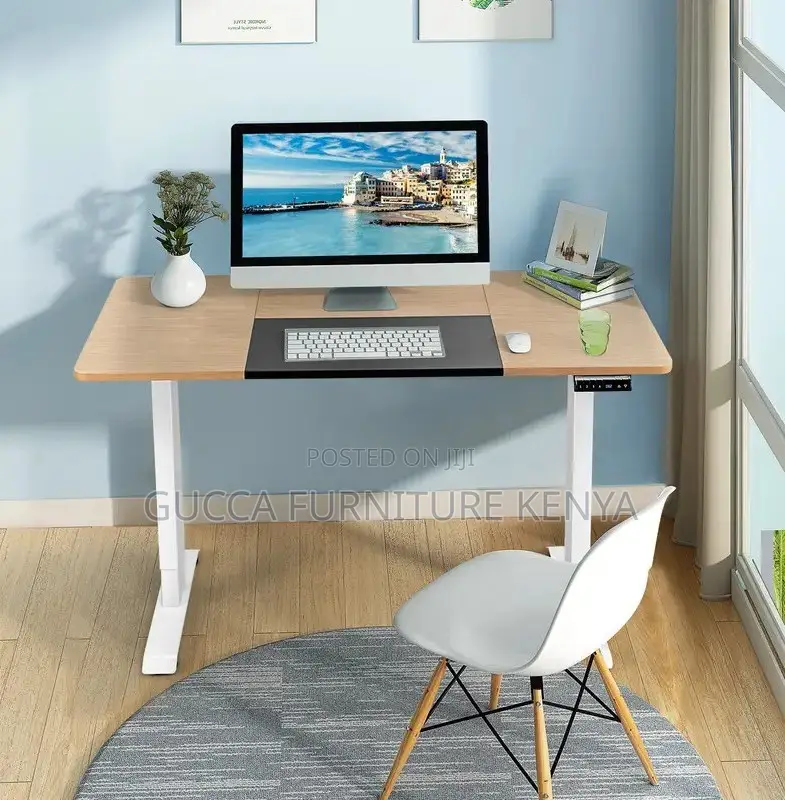 Office Tables:140x70cm Wooden Ergonomic Computer Desk