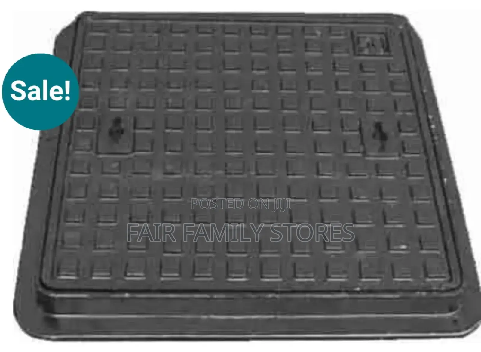 24 Inch by 18 Inch Cast Iron Manhole Cover