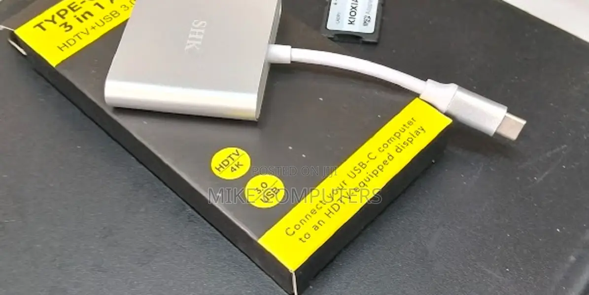 3 in 1 Typ C Adapter Brand New With Hdmi Port