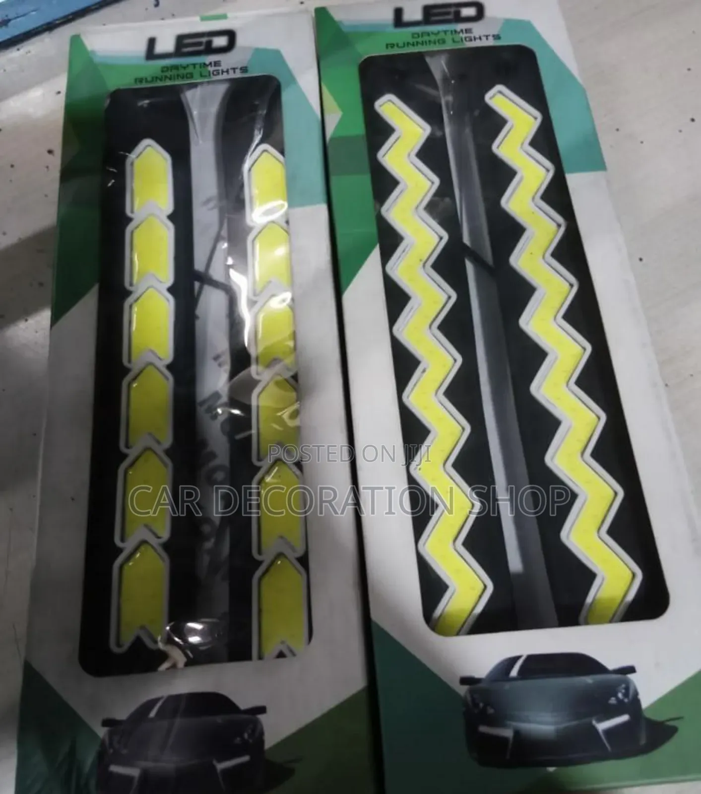 Dotted or Wavy Designed DRL Bumper Lights