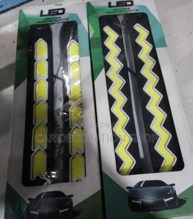 Dotted or Wavy Designed DRL Bumper Lights
