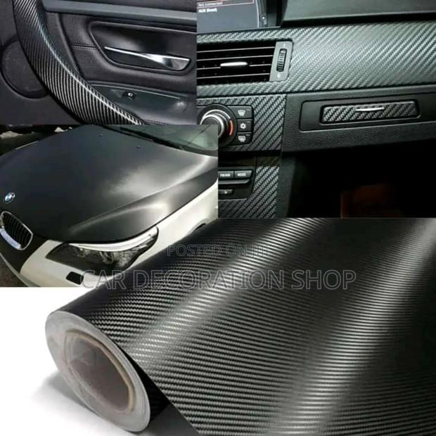 Carbon Paper Vinyl Wrap for Dashboard,Car Body,Windbreakers - main view