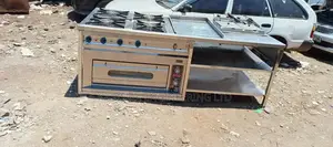 Electric 4 Burner Cooking Range. Combined.