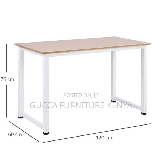 Clerical Desking:Home Office Study Desk With Metal Frame - thumbnail 2