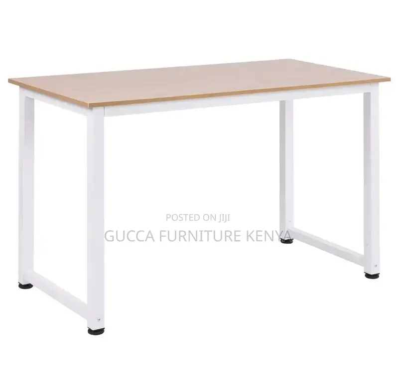 Clerical Desking:Home Office Study Desk With Metal Frame