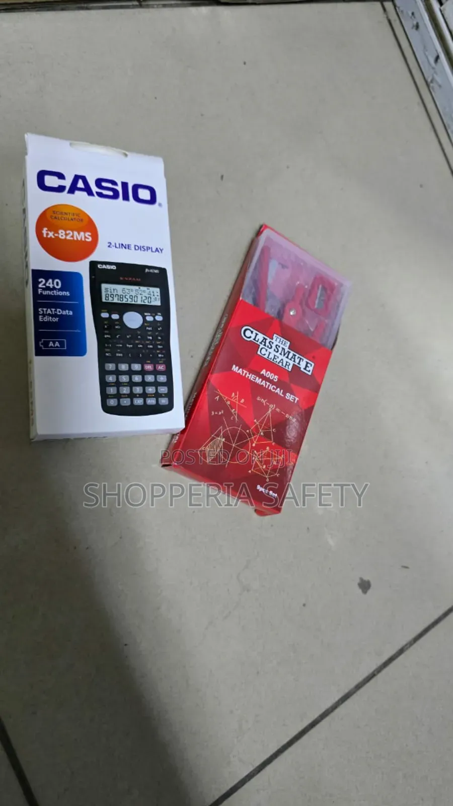 2in1 Combo Casio Fx 82ms Scientific Calculator