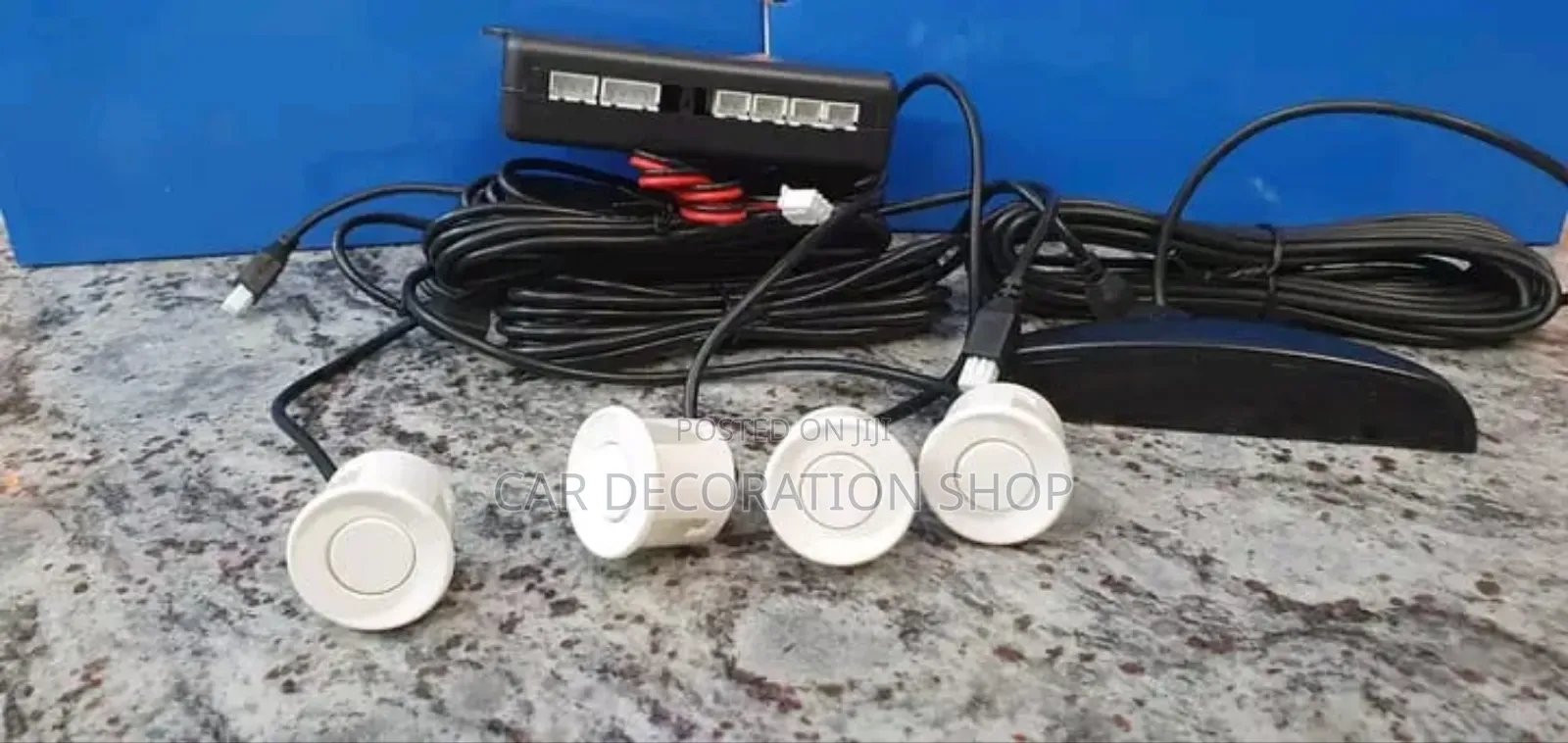 4pcs White Button Bumper Sensors