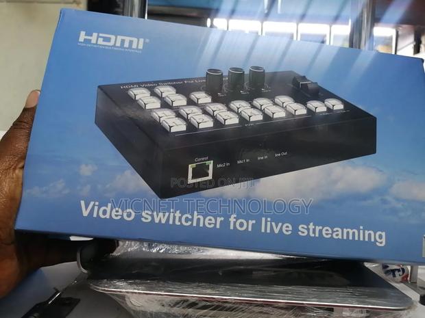 Video Switcher for Live Streaming - main view