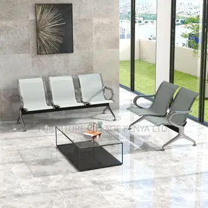 Kinbor 5-Seat Waiting Room Chairs, Airport Reception Bench