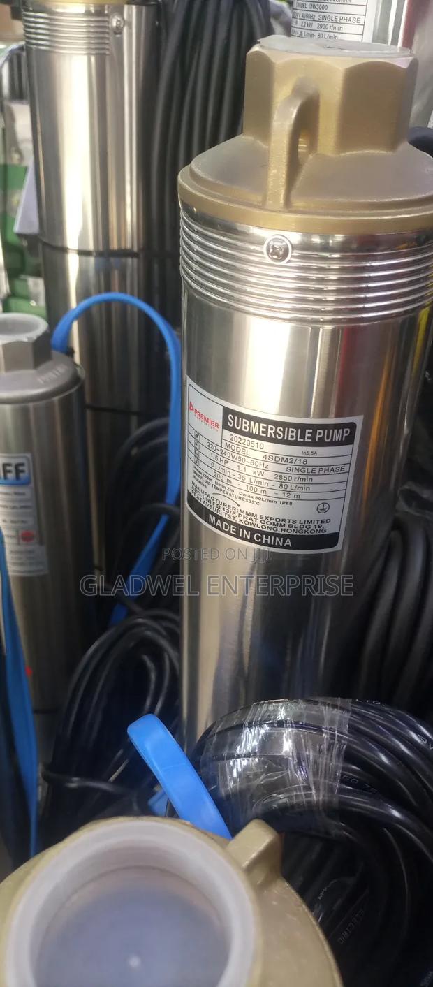 Premier Deep Well Submassible Pump 1.5hp