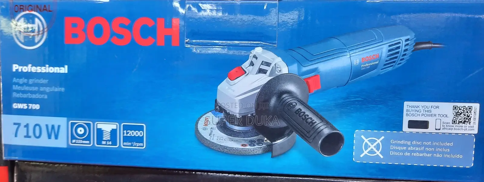 Bosch Angle Grinder.4.5 Inch 710W 115 Mm Original GWS 700