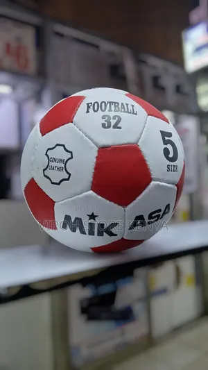 Leather Soccer Ball Size 5 Local Ball