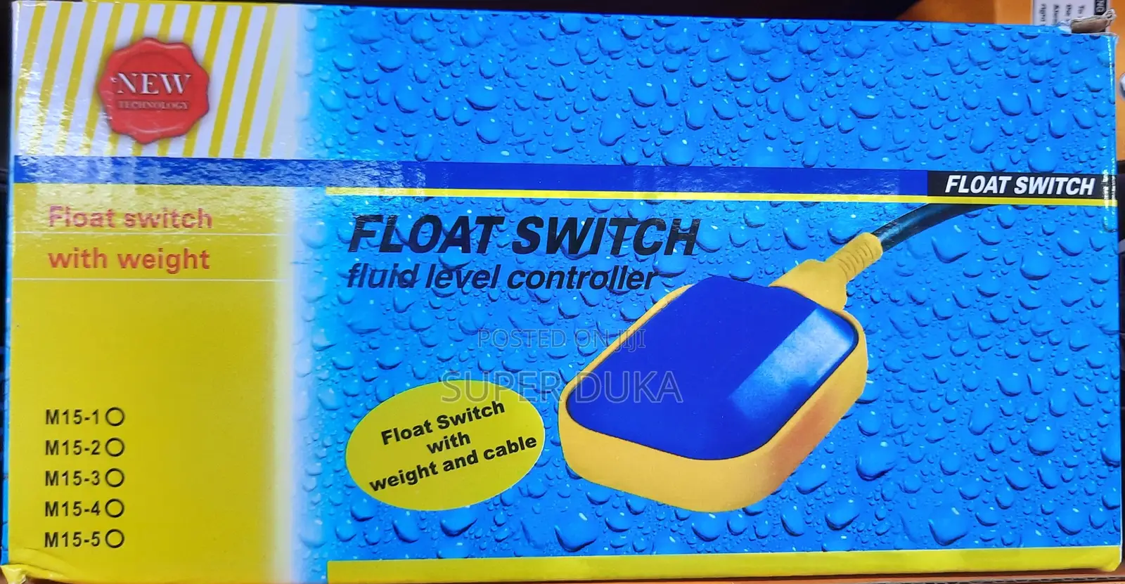 Float Switch Fluid Level Controller With Weight and Cable