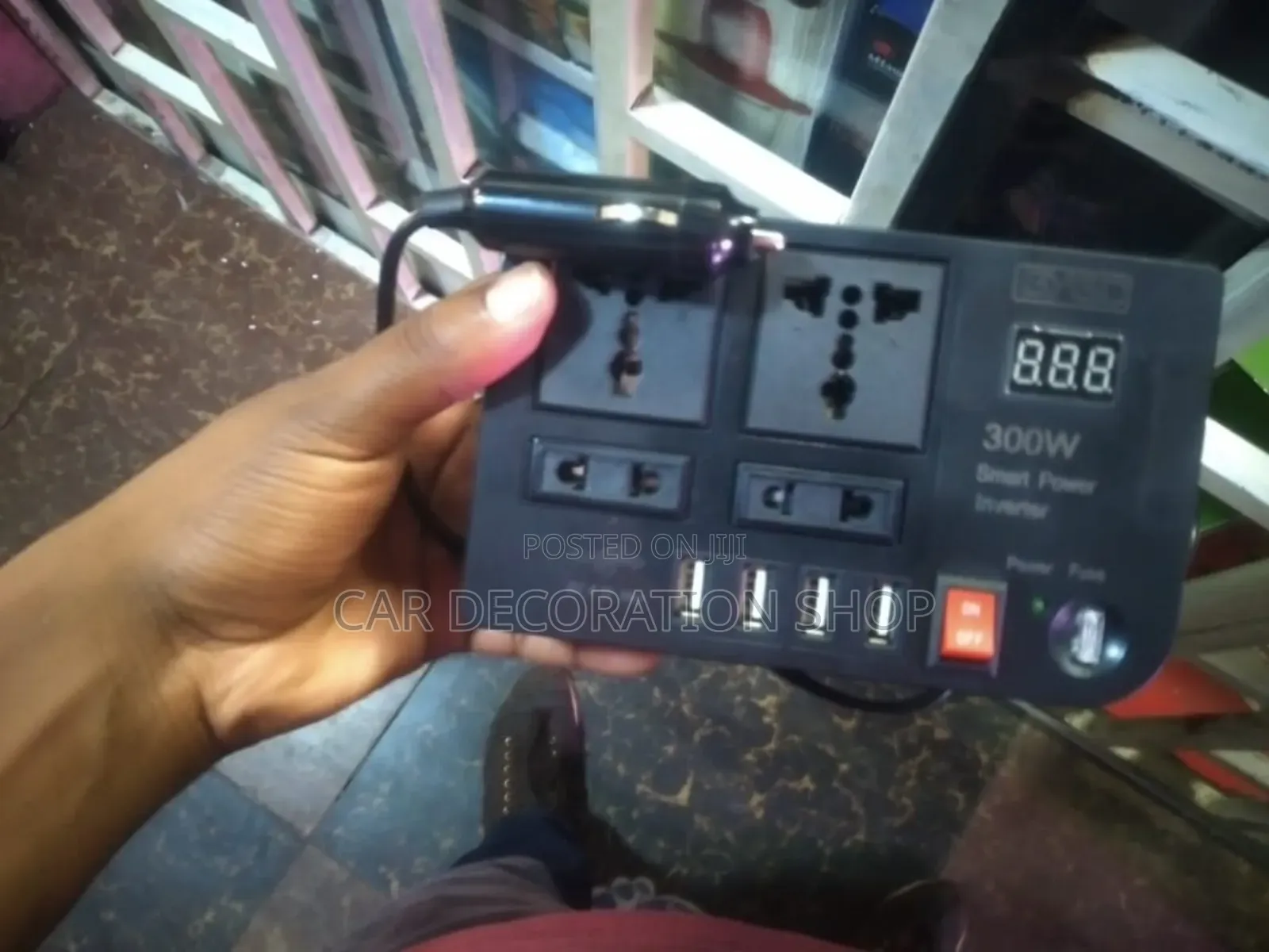 300watts Car Power Inverter With 4 USB Ports