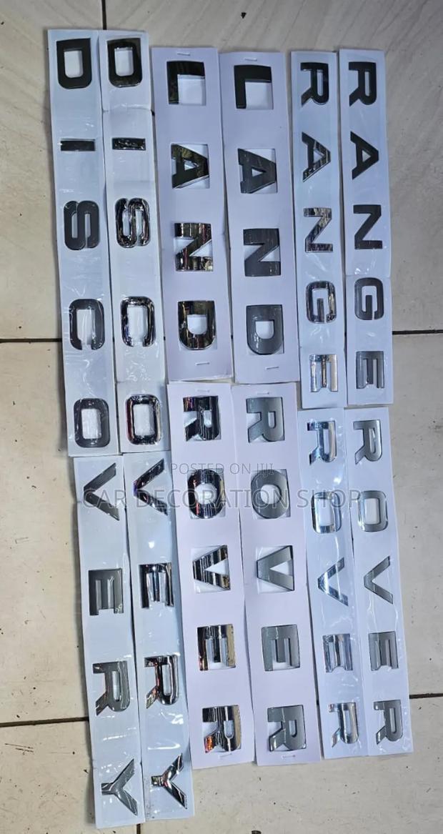 RANGE ROVER,LAND ROVER,DISCOVERY Bonnet Replacement Letters