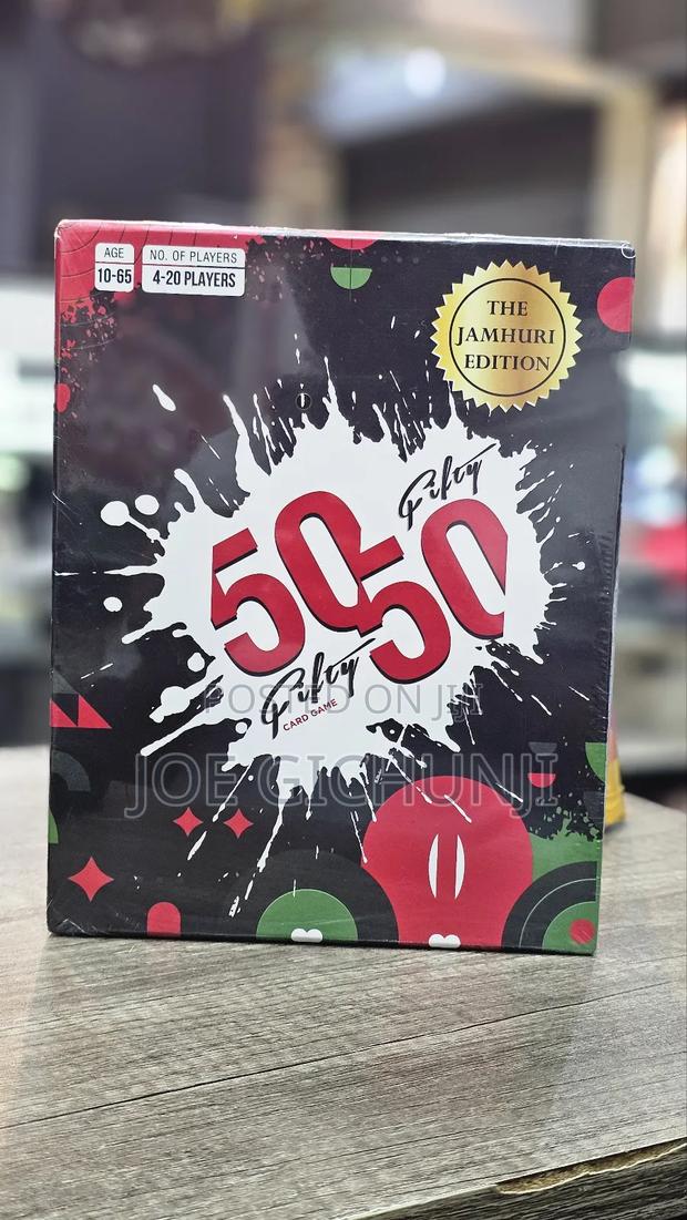 Fifty Fifty Card Game Jamhuri Edition