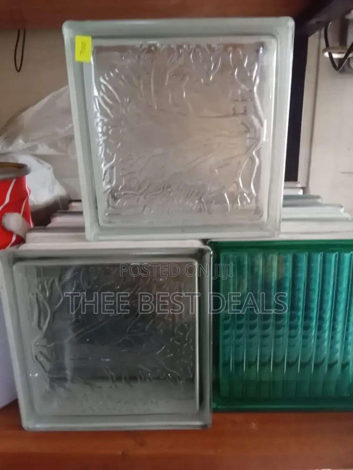 19cm by 19cm Glass Blocks