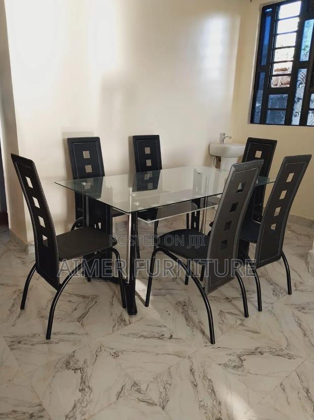 Glass Rectangular Dining Set - main view