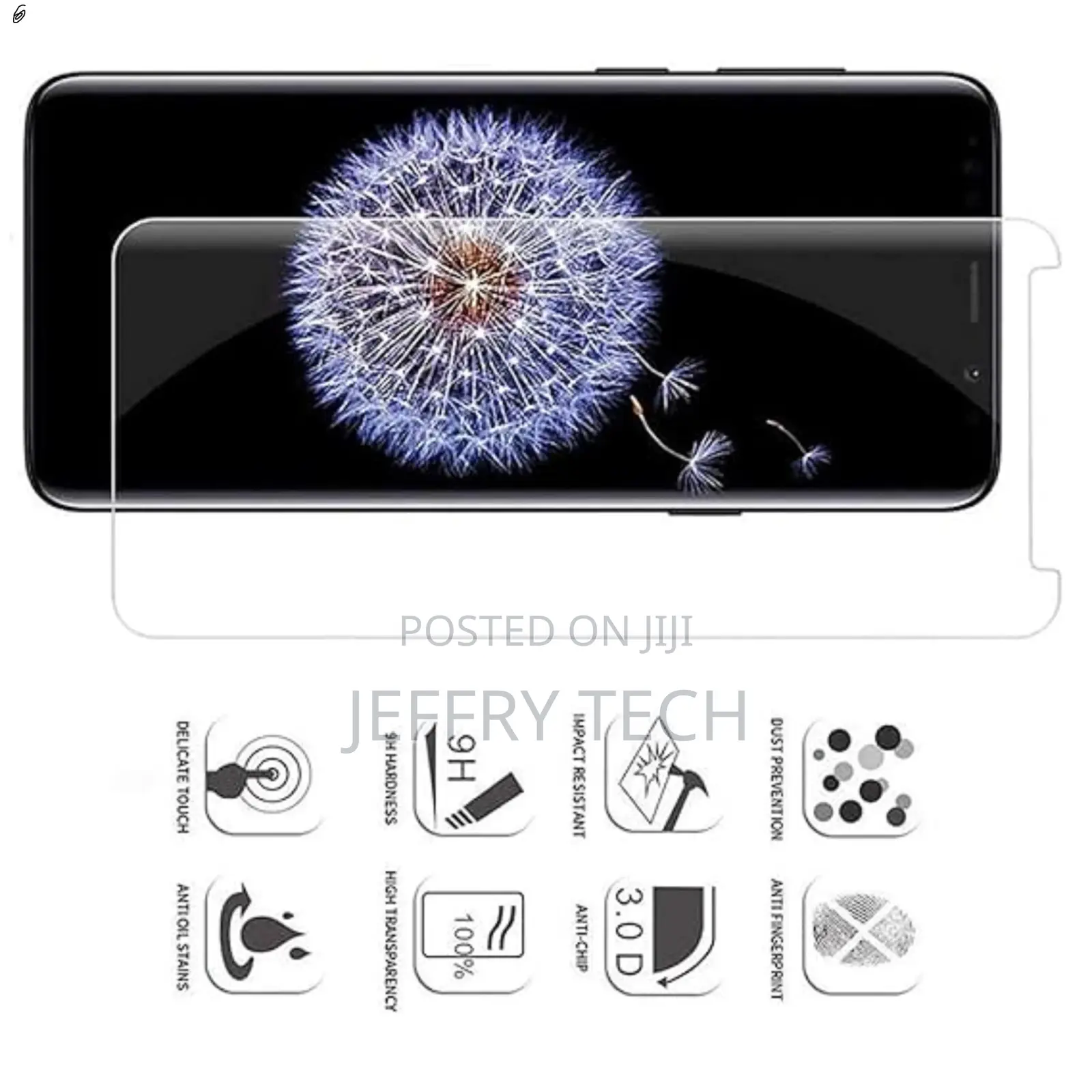 Uv Tempered Glass for Samsung Galaxy S8 / Samsung Galaxy S9