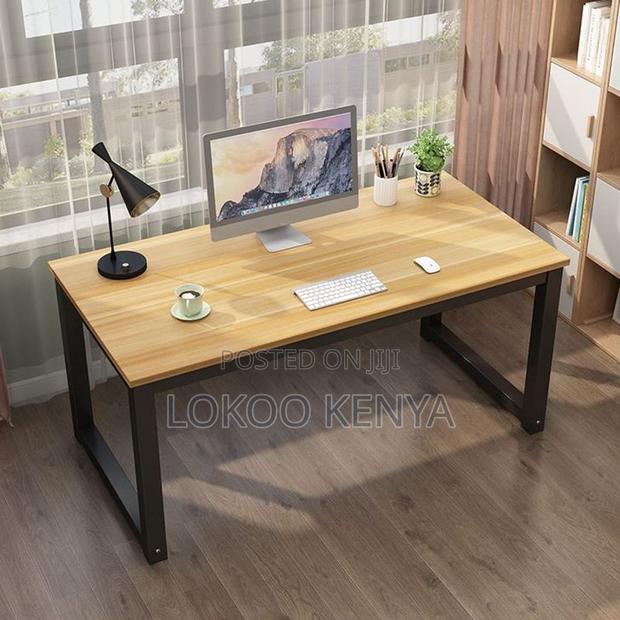 Office Table: Wooden Computer Study Office Table