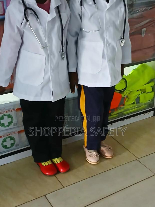 Kids CBC White Labcoat - main view