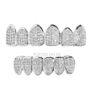 Hip Hop Iced Gold and Silver Teeth Grills