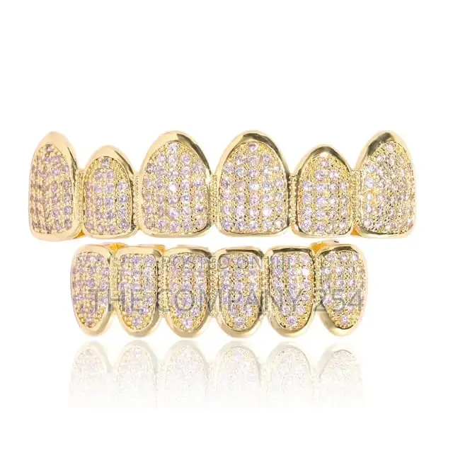 Hip Hop Iced Gold and Silver Teeth Grills