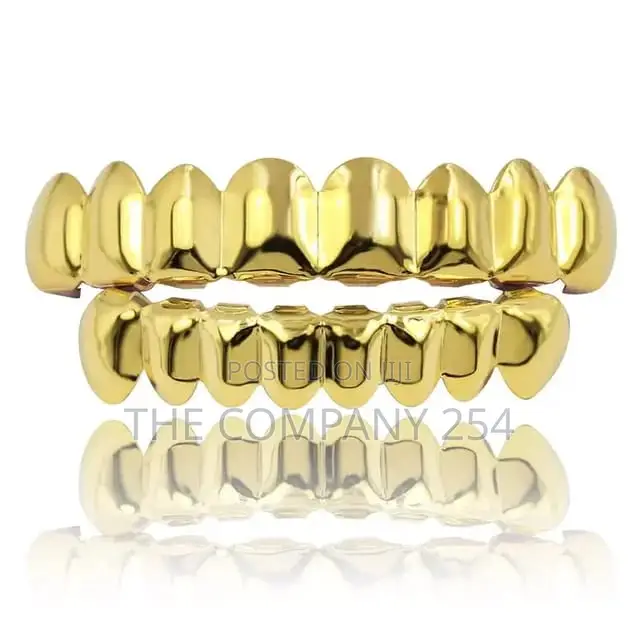 Hip Hop Iced Gold and Silver Teeth Grills