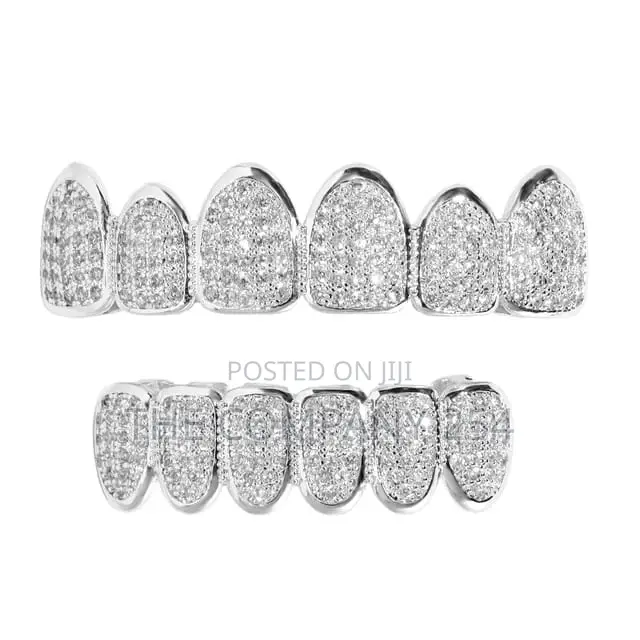 Hip Hop Iced Gold and Silver Teeth Grills