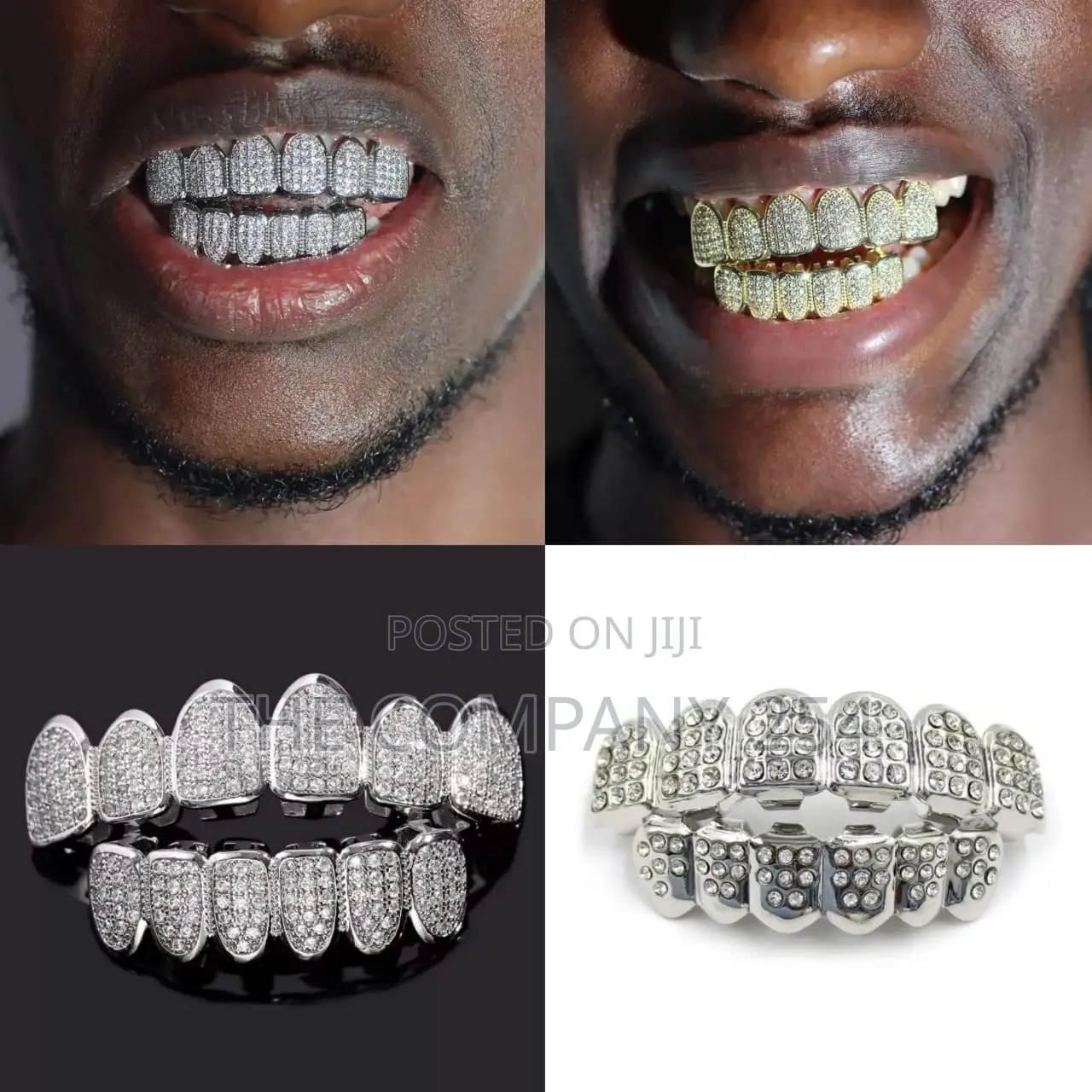Hip Hop Iced Gold and Silver Teeth Grills